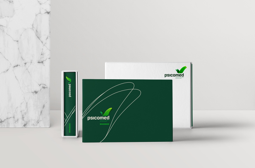 Psicomed 醫(yī)院品牌形象設(shè)計(jì)logo設(shè)計(jì)vi設(shè)計(jì)，高端與富有生命力