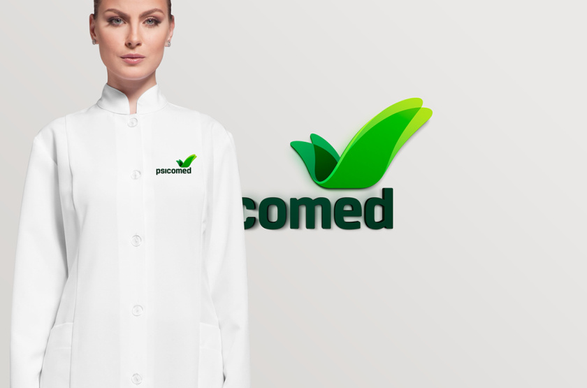 Psicomed 醫(yī)院品牌形象設(shè)計(jì)logo設(shè)計(jì)vi設(shè)計(jì)，高端與富有生命力