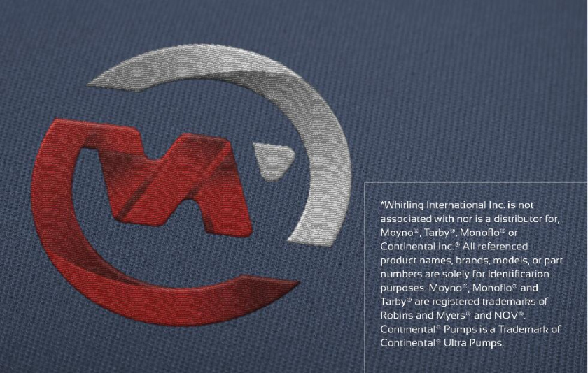 Whirling 工業(yè)機械水泵產(chǎn)品品牌logo設(shè)計vi設(shè)計，褐色立體圓形+字母W