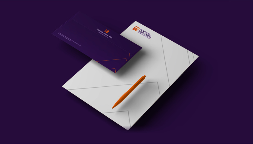 Rafael Miranda 房地產(chǎn)經(jīng)紀(jì)公司logo設(shè)計(jì)vi設(shè)計(jì)，字母R+房子組成