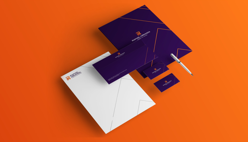 Rafael Miranda 房地產(chǎn)經(jīng)紀(jì)公司logo設(shè)計(jì)vi設(shè)計(jì)，字母R+房子組成