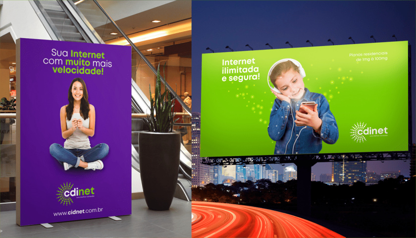 cidnet 互聯(lián)網(wǎng)科技公司vi設(shè)計品牌視覺識別設(shè)計。動感的光芒圓點