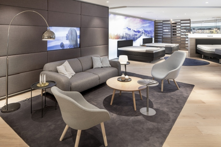 Tempur泰普爾床墊旗艦店店鋪空間設計，新北歐酒店風格