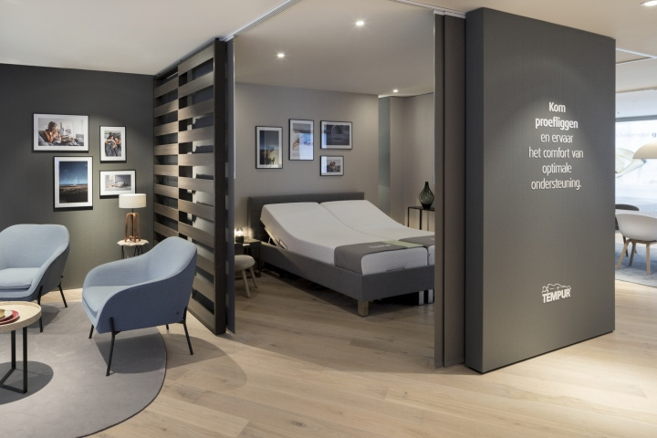 Tempur泰普爾床墊旗艦店店鋪空間設計，新北歐酒店風格