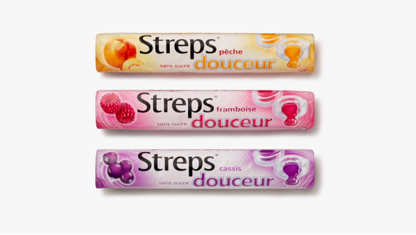 Strepsils 咽喉護(hù)理喉嚨疼痛藥品包裝設(shè)計