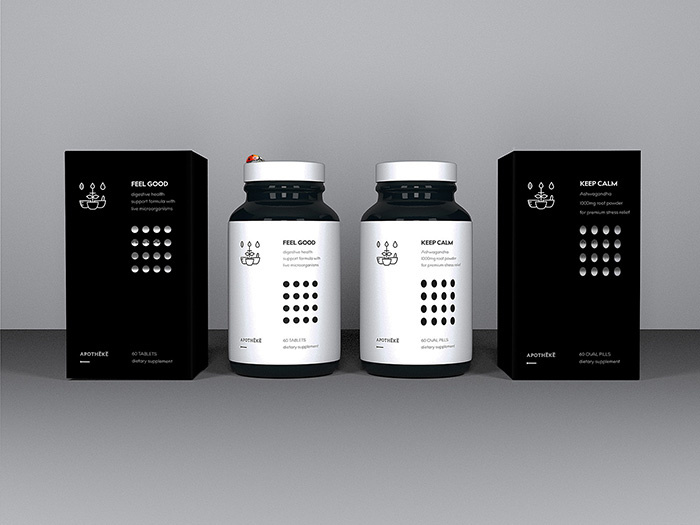 apotheca藥品包裝設(shè)計——藥品形狀排列元素 apotheca藥品包裝設(shè)計——藥品形狀排列元素
