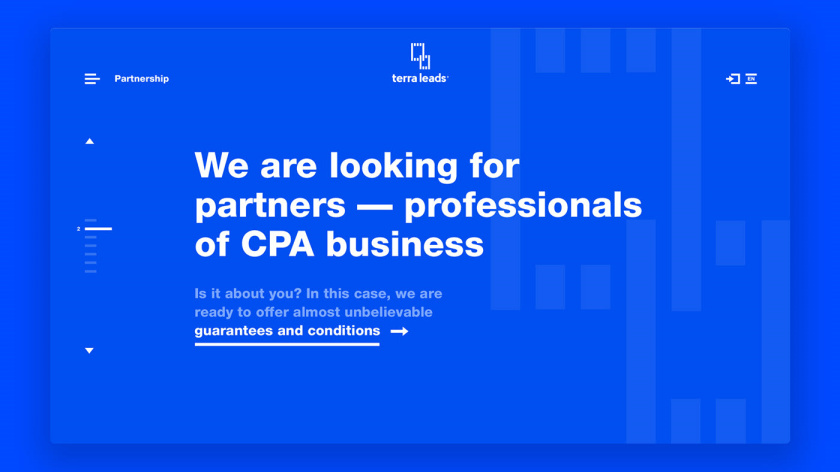 Leads 注冊會計師互聯(lián)網(wǎng)平臺網(wǎng)站品牌形象vi設計網(wǎng)站設計，變化的垂直線條