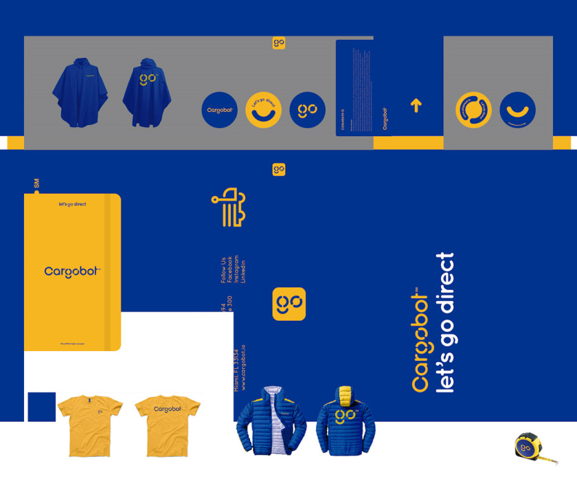 Cargobot 物流貨運(yùn)品牌vi形象設(shè)計(jì)與視覺(jué)識(shí)別系統(tǒng)，基于靜態(tài)形式的運(yùn)動(dòng)