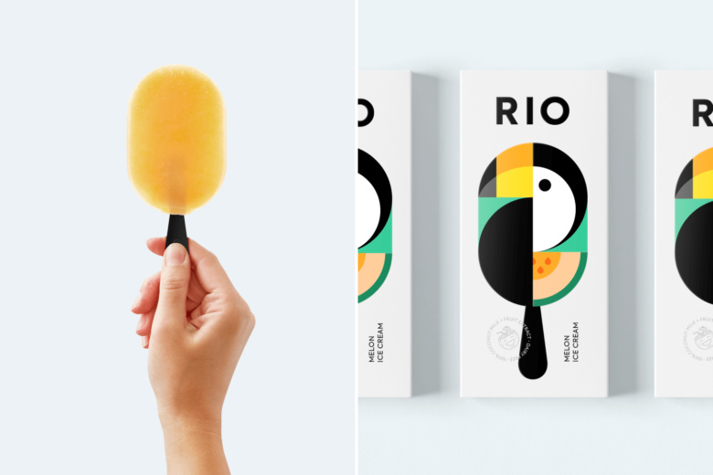 RIO冰淇淋棒冰冷飲包裝設(shè)計(jì)“巨嘴鳥(niǎo)插畫(huà)設(shè)計(jì)”款