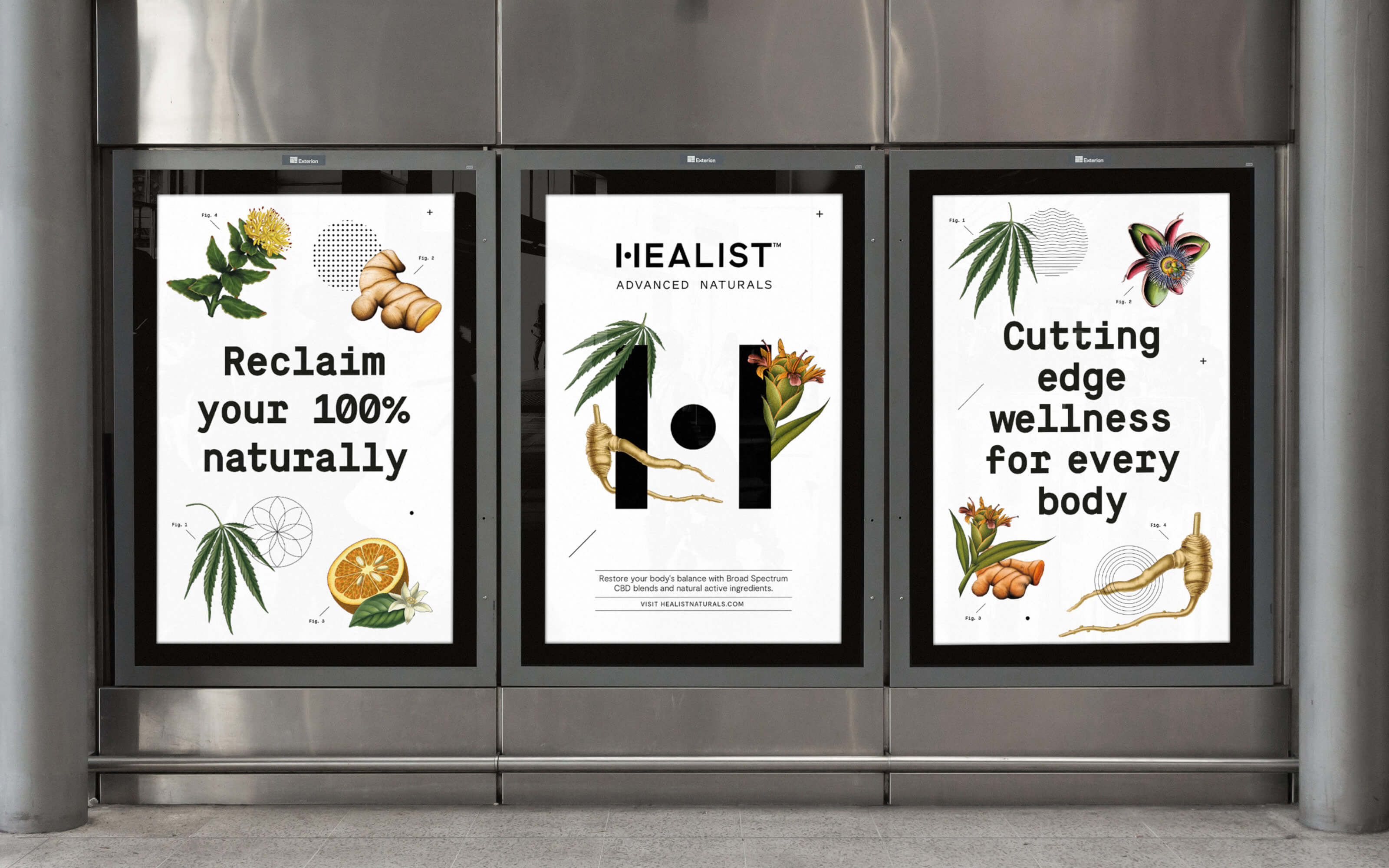 Healist大麻二酚CBD草本保健品藥品包裝設(shè)計(jì)，自然植物與現(xiàn)代科學(xué)的平衡