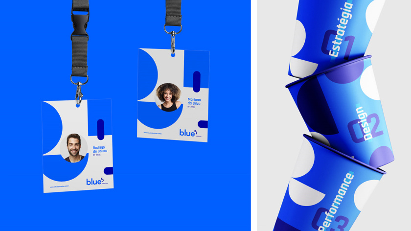 Blue 5 Solutions 科技公司企業(yè)品牌形象vi設(shè)計(jì),,幾何同色系藍(lán)色色塊輔助圖形 Blue 5 Solutions 科技公司企業(yè)品牌形象vi設(shè)計(jì),,幾何同色系藍(lán)色色塊輔助圖形