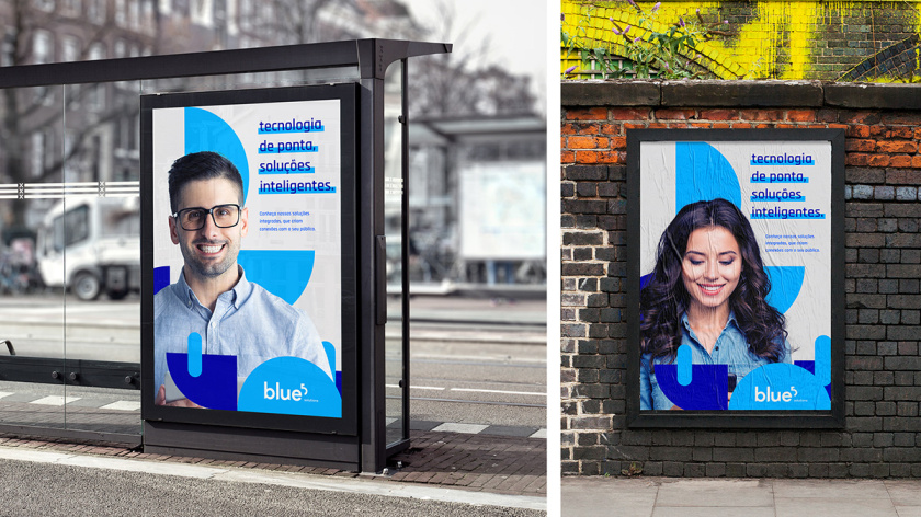 Blue 5 Solutions 科技公司企業(yè)品牌形象vi設(shè)計(jì),,幾何同色系藍(lán)色色塊輔助圖形 Blue 5 Solutions 科技公司企業(yè)品牌形象vi設(shè)計(jì),,幾何同色系藍(lán)色色塊輔助圖形