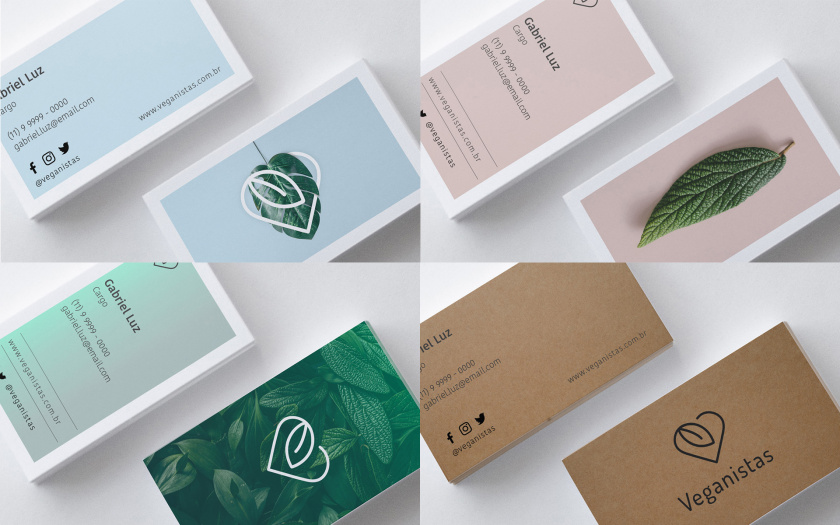 Veganistas 素食主義者品牌視覺識別設(shè)計