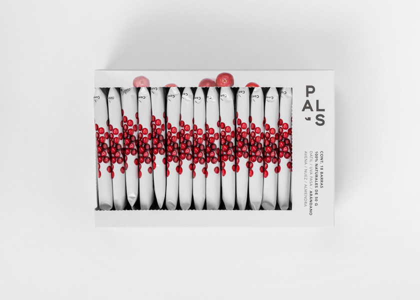 Pal‘s全天然零食能量棒休閑零食包裝設計，富有藝術性的產(chǎn)品組合照片