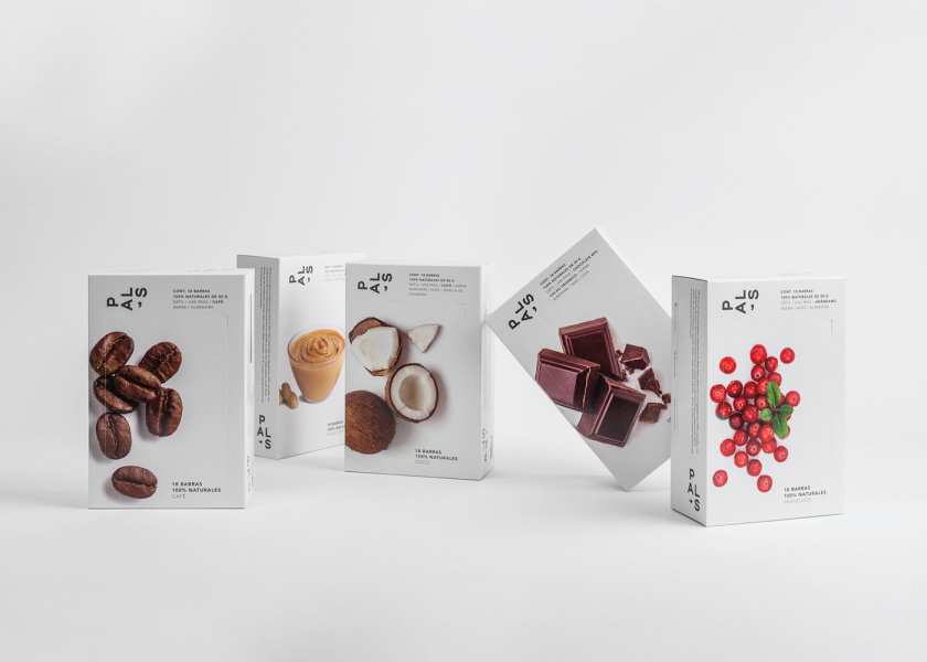 Pal‘s全天然零食能量棒休閑零食包裝設計，富有藝術性的產(chǎn)品組合照片