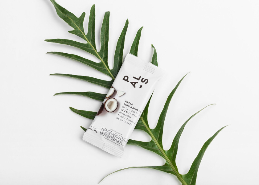 Pal‘s全天然零食能量棒休閑零食包裝設計，富有藝術性的產(chǎn)品組合照片