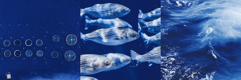 Seaculture 海水養(yǎng)殖海鮮品牌logo與vi識(shí)別設(shè)計(jì),四個(gè)線條魚組合 Seaculture 海水養(yǎng)殖海鮮品牌logo與vi識(shí)別設(shè)計(jì),四個(gè)線條魚組合