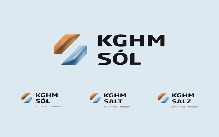 KGHM Salt巖鹽品牌視覺形象logo設(shè)計vi設(shè)計，幾何立體色塊風(fēng)格