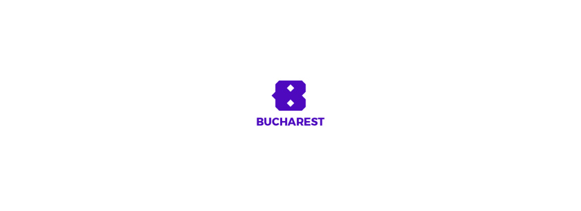 Bucharest布加勒斯特城市品牌vi視覺形象設計logo設計,單色幾何風格 Bucharest布加勒斯特城市品牌vi視覺形象設計logo設計,單色幾何風格