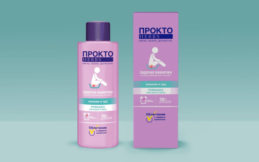ProctoHerbs “醫(yī)藥”風(fēng)格草藥沐浴露包裝設(shè)計(jì)