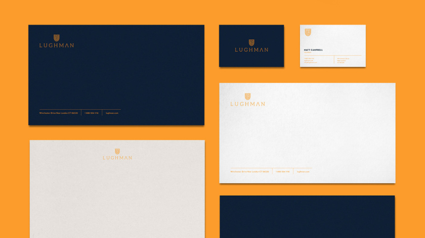 LUGHMAN 消費品公司迷宮線條盾牌logo設(shè)計與vi設(shè)計 LUGHMAN 消費品公司迷宮線條盾牌logo設(shè)計與vi設(shè)計