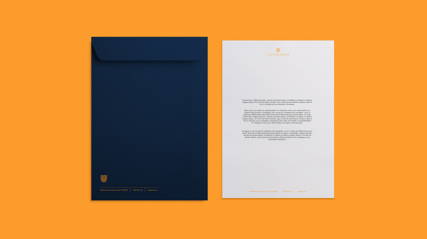 LUGHMAN 消費品公司迷宮線條盾牌logo設(shè)計與vi設(shè)計 LUGHMAN 消費品公司迷宮線條盾牌logo設(shè)計與vi設(shè)計