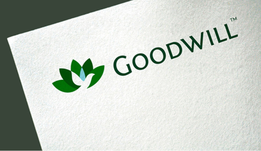 Goodwill 糧食面粉企業(yè)品牌logo設(shè)計(jì)與品牌形象識別設(shè)計(jì)，小鳥與花朵結(jié)合元素