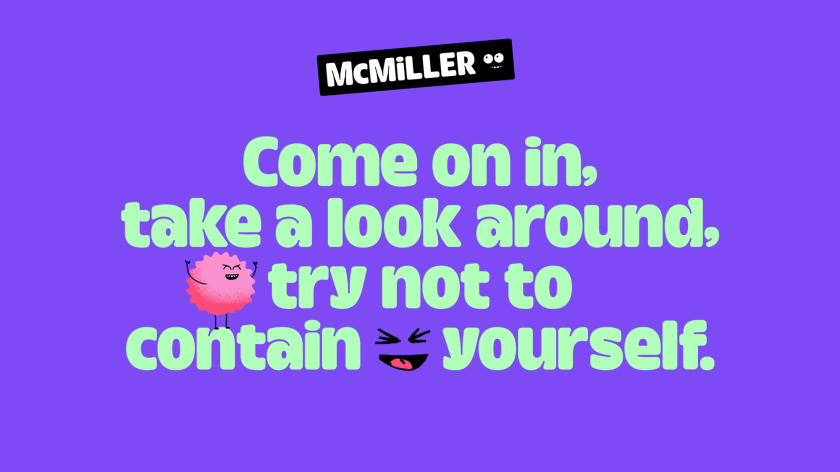 McMiller游戲公司 品牌消息傳遞廣告版式設(shè)計