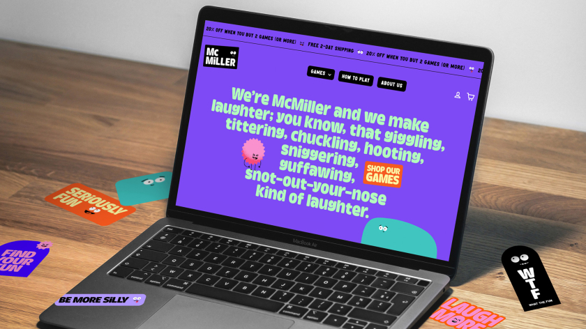 McMiller游戲公司網(wǎng)站設(shè)計建設(shè)效果圖