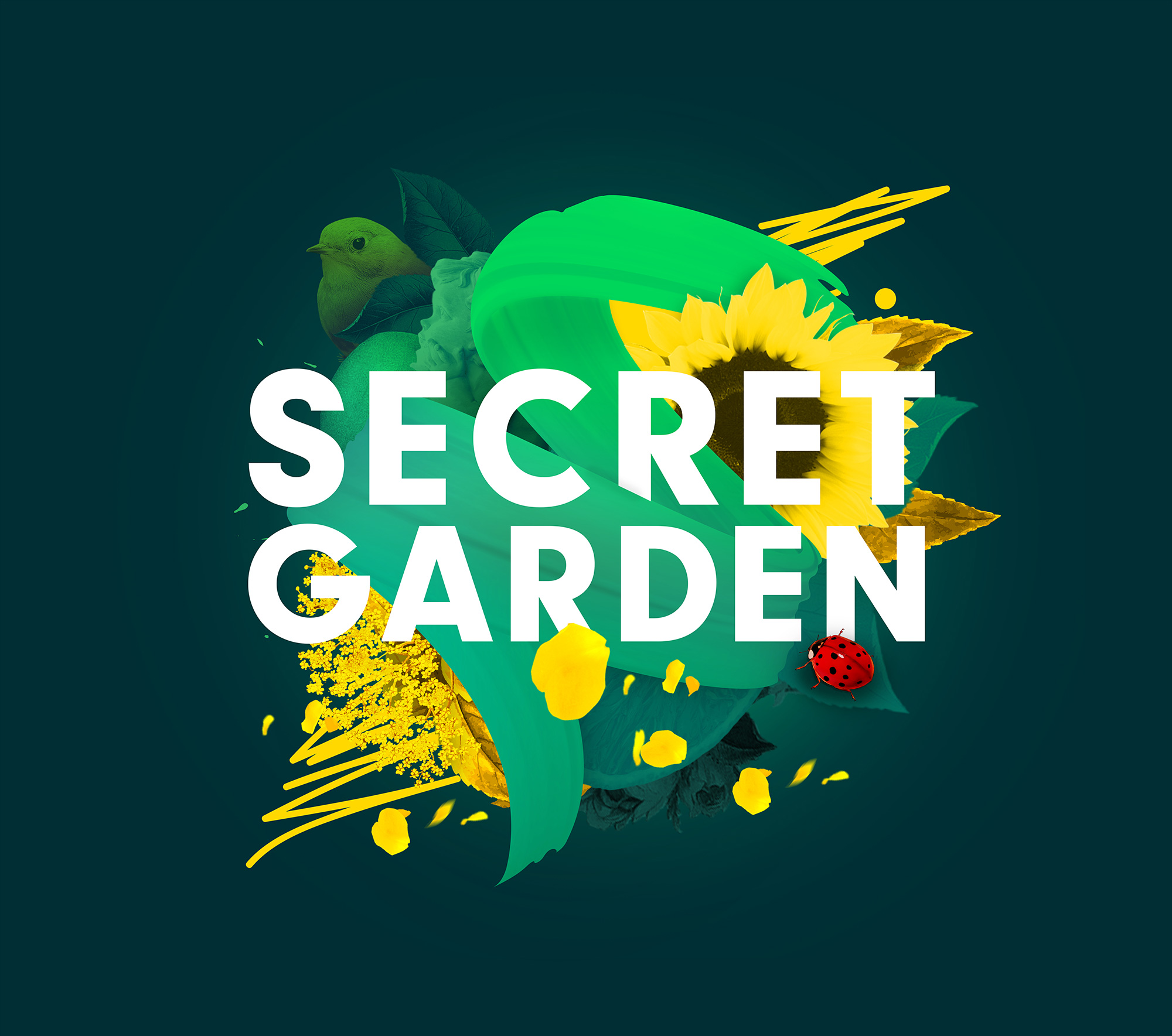 Mixton 雞尾酒包裝設計“3D混合元素拼貼插圖風格” Mixton 雞尾酒包裝設計“3D混合元素拼貼插圖風格”