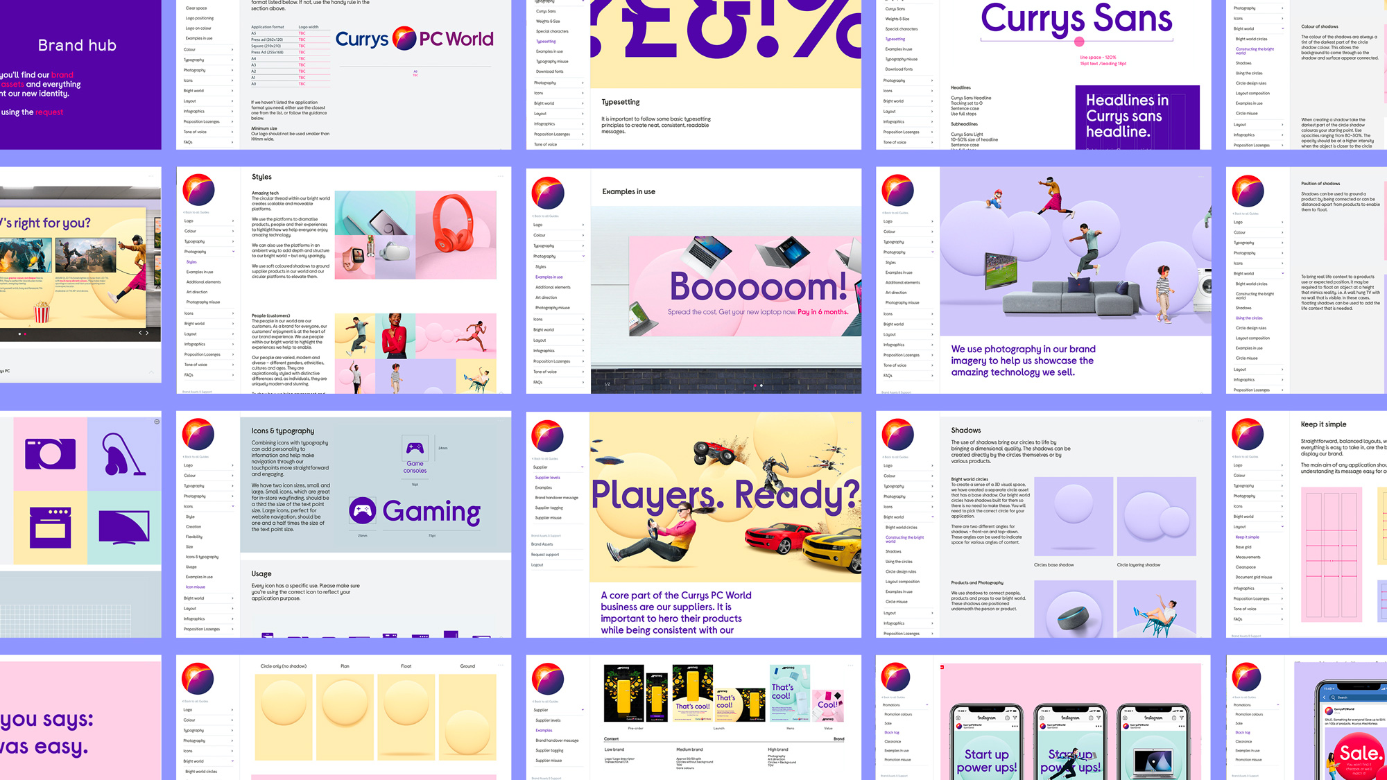 Currys數(shù)碼電子科技產(chǎn)品和服務(wù)全渠道零售商品牌logo設(shè)計(jì)vi設(shè)計(jì)“3D圓形圖形”-Currys數(shù)碼電子科技產(chǎn)品和服務(wù)全渠道零售商品牌logo設(shè)計(jì)vi設(shè)計(jì)“3D圓形圖形”-vi準(zhǔn)則手冊(cè)