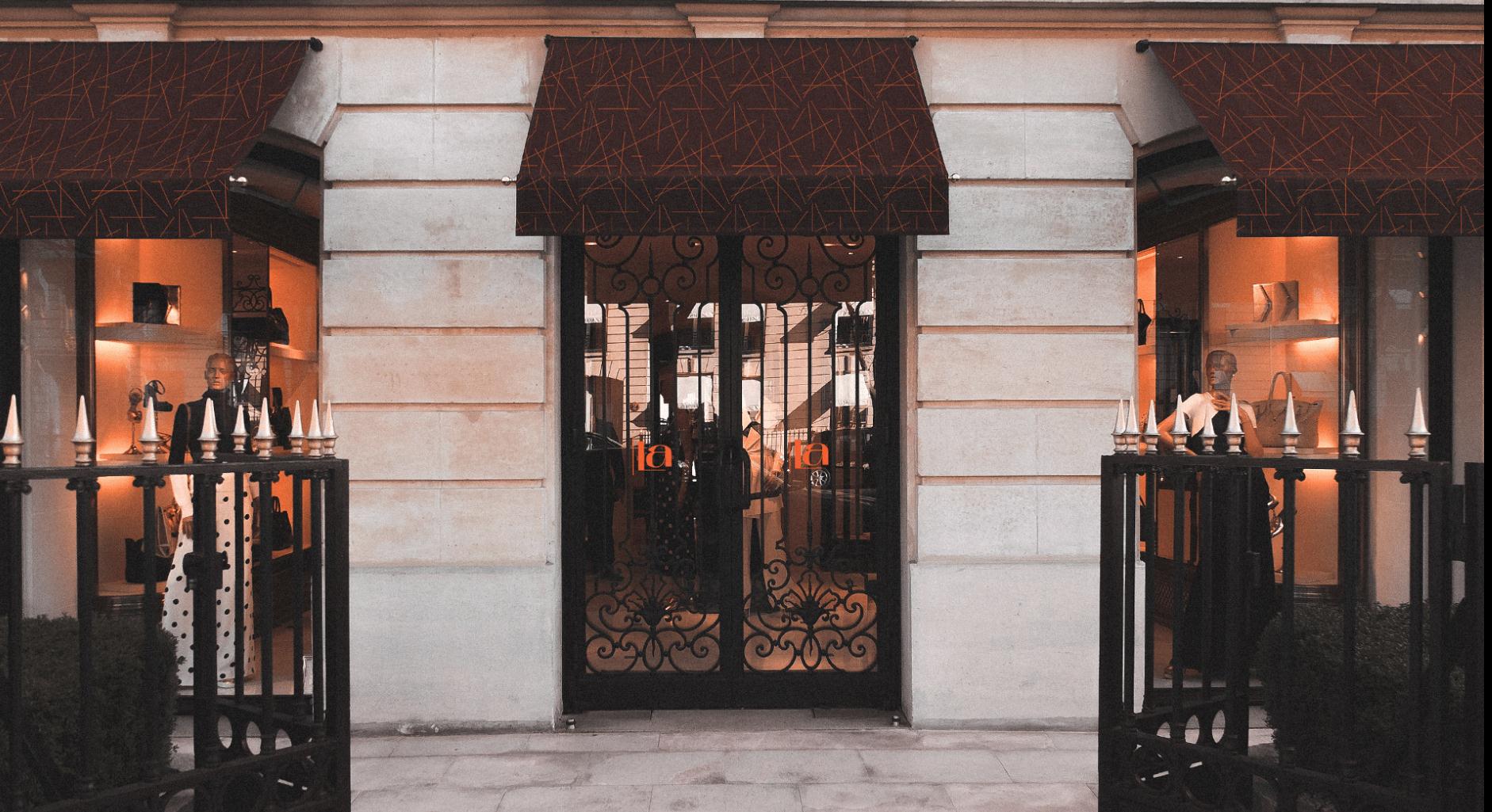 個性與時尚的Liz Almeida服裝品牌vi設(shè)計店鋪設(shè)計，以“雜亂而有序排列的線元素為輔助識別