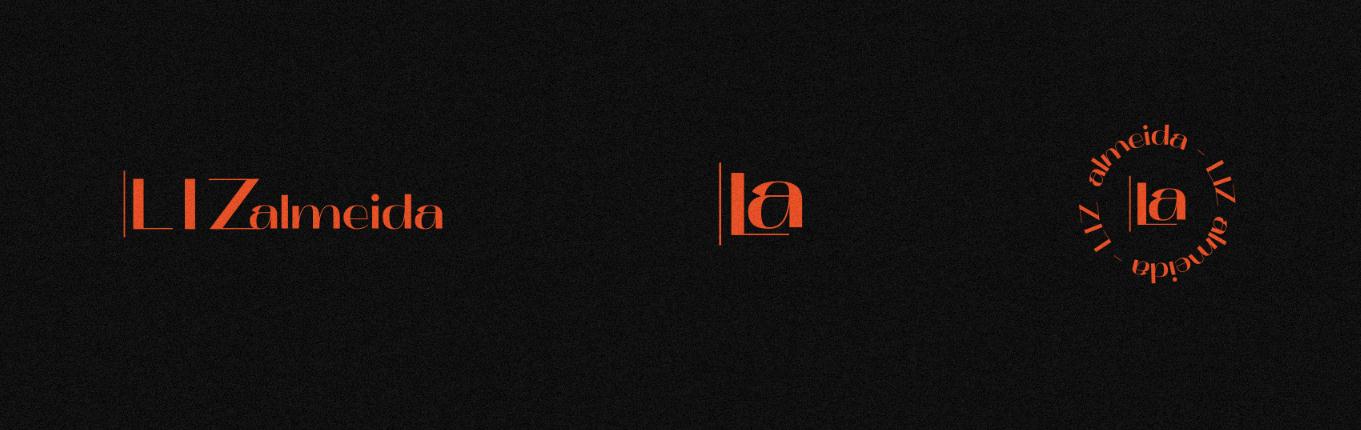 個性與時尚的Liz Almeida服裝品牌vi設(shè)計，以“雜亂而有序排列的線元素為輔助識別