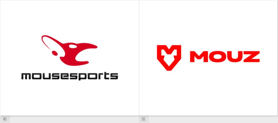 Mouz 專業(yè)電子競技組織新logo設計 “心形+“M”的老鼠外形