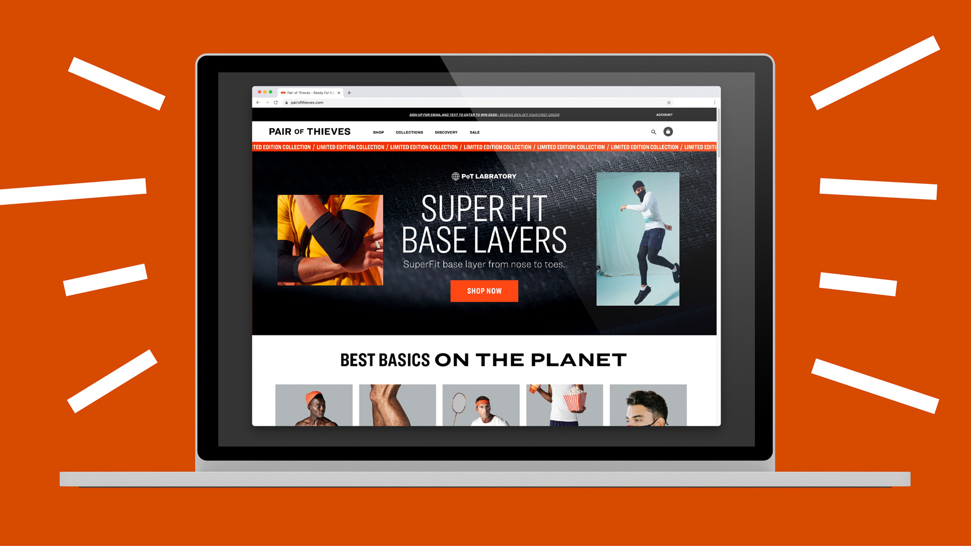 Pair of Thieves襪子內(nèi)衣公司品牌更新設(shè)計-網(wǎng)站網(wǎng)頁設(shè)計