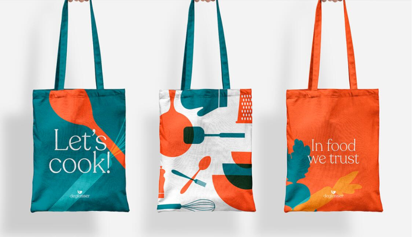 Deglasser 烹飪學(xué)校教育品牌視覺(jué)識(shí)別logo設(shè)計(jì)vi設(shè)計(jì)