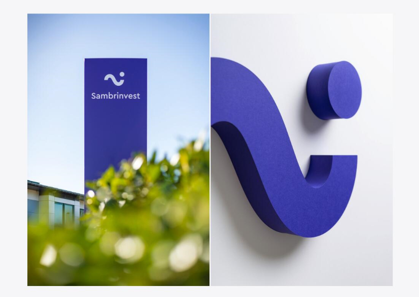 Sambrinvest 金融集團(tuán)公司logo設(shè)計(jì)品牌形象vi設(shè)計(jì)，單色簡約而又藝術(shù)的風(fēng)格