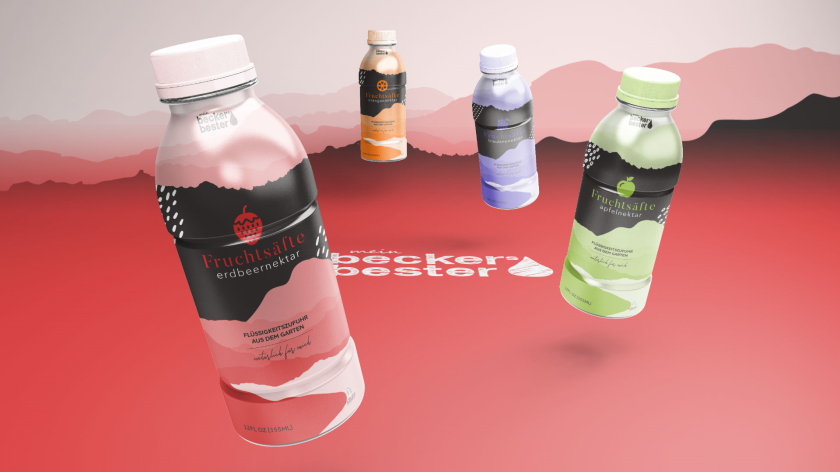 Becker''''''''s Bester 果汁包裝設(shè)計(jì)“山水水墨”風(fēng)格 Becker''''''''s Bester 果汁包裝設(shè)計(jì)“山水水墨”風(fēng)格