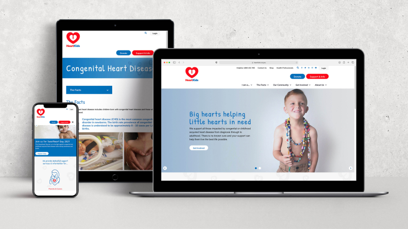 澳大利亞先天性心臟病公益慈善組織HeartKids品牌戰(zhàn)略與logo形象設(shè)計(jì),大心幫助小心