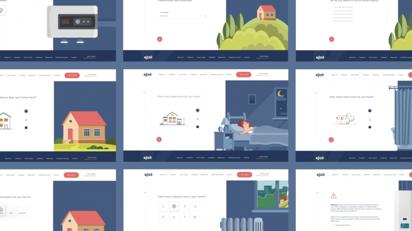 Koze鍋爐品牌設(shè)計升級，K在logo設(shè)計中的運用，及插畫設(shè)計年輕品牌形象