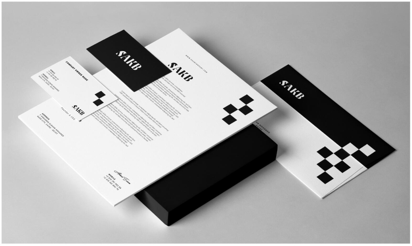 SAKB可再生能源建筑公司企業(yè)vi形象設(shè)計(jì)—S+國(guó)際象棋馬logo設(shè)計(jì)與棋盤輔助圖形設(shè)計(jì)