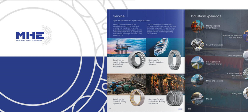 PKB機(jī)械工業(yè)軸承宣傳畫冊(cè)設(shè)計(jì)