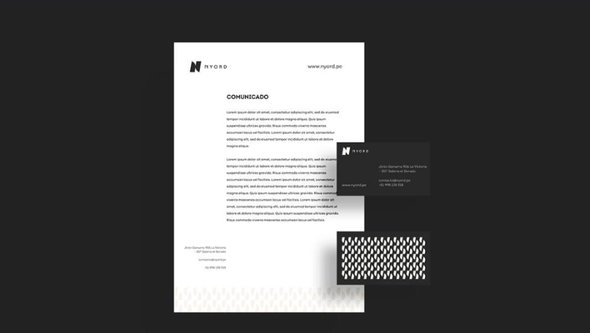 Nyord 服飾品牌識別設(shè)計-logo與vi設(shè)計