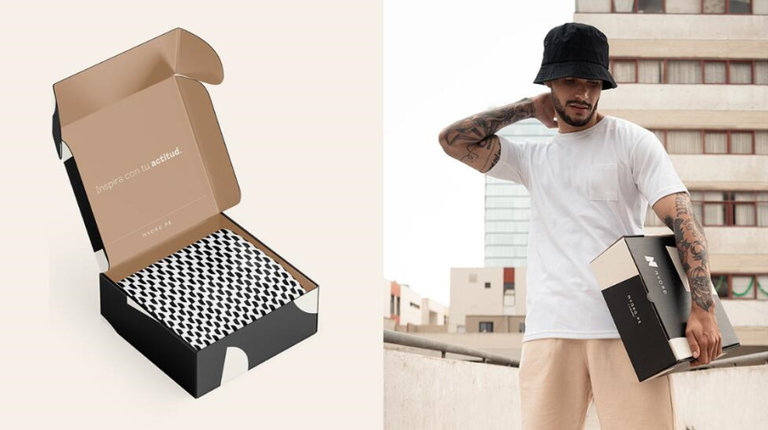 Nyord 服飾品牌識別設(shè)計-logo與vi設(shè)計,獨特的字母N設(shè)計及組合圖案