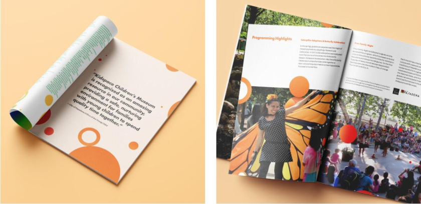 帕薩迪納Pasadena兒童空間博物館宣傳畫(huà)冊(cè)年度報(bào)告設(shè)計(jì),圓形色彩環(huán) 帕薩迪納Pasadena兒童空間博物館宣傳畫(huà)冊(cè)年度報(bào)告設(shè)計(jì),圓形色彩環(huán)