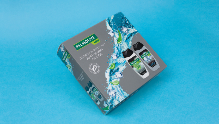 Palmolive 洗護(hù)沐浴露禮品套裝禮盒包裝設(shè)計(jì),對角線植物圖案 Palmolive 洗護(hù)沐浴露禮品套裝禮盒包裝設(shè)計(jì),對角線植物圖案