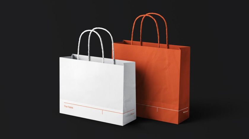 The Table 電信品牌vi視覺識別設(shè)計,與桌子結(jié)合的長長的T型水平線元素 The Table 電信品牌vi視覺識別設(shè)計,與桌子結(jié)合的長長的T型水平線元素