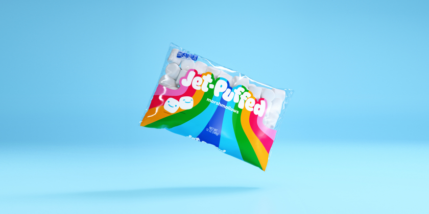 Jet-Puffed棉花糖食品包裝設(shè)計(jì)”噴射的彩虹之路“ Jet-Puffed棉花糖食品包裝設(shè)計(jì)”噴射的彩虹之路“