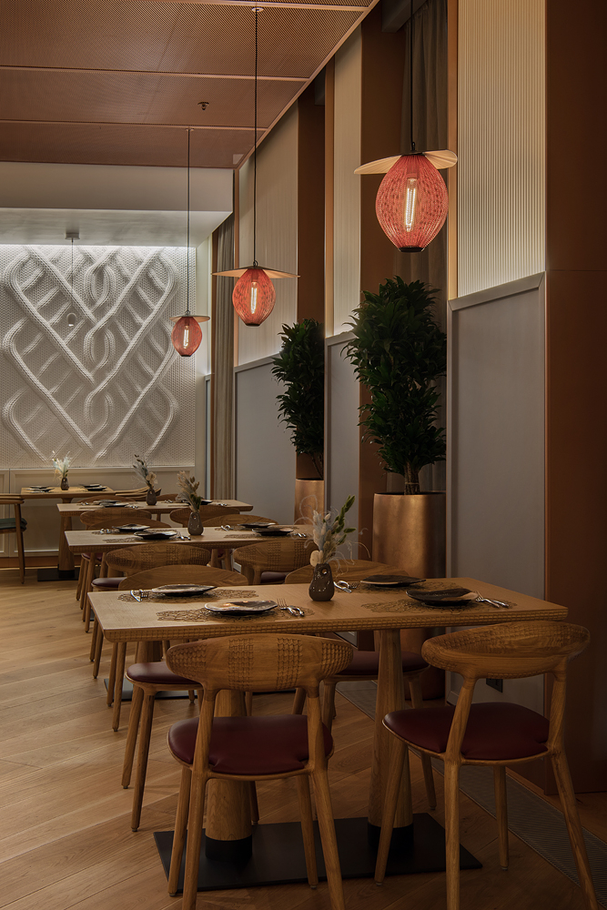 高級沙加爾餐廳餐飲室內(nèi)空間設(shè)計(jì)，藝術(shù)與奢華風(fēng)格