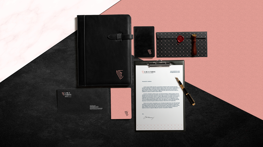 Laila Farias 法律律師工作室品牌vi視覺形象識別設(shè)計(jì),優(yōu)雅的女性風(fēng)格 Laila Farias 法律律師工作室品牌vi視覺形象識別設(shè)計(jì),優(yōu)雅的女性風(fēng)格